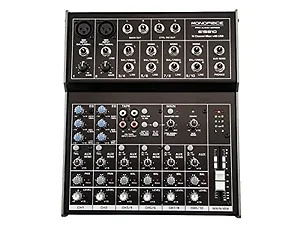 615810 | Monoprice 10-Channel USB Mixer with Professional