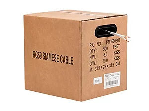 15408 | Monoprice RG59 Coaxial Cable with 2x18AWG Power