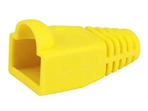 Monoprice 7273 Rj45 Strain Relief Boots_ 50 Pcspack_ Yellow