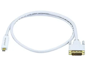 5998 | Monoprice 3FT Mini DisplayPort to DVI Cable - White