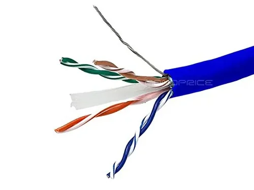 13564 | Monoprice CAT 6 STP Solid Ethernet Cable - Blue