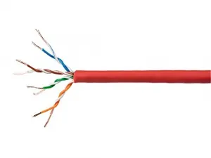 Monoprice 14755 Cat5e Utp (cm) - Red - 250ft