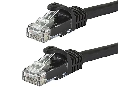11221 | Monoprice 100FT Black CAT5E UTP Network Cable for