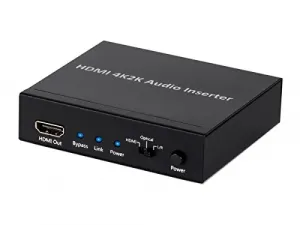 Monoprice 13347 Blackbird 4k  Hdmi Audio Inserter