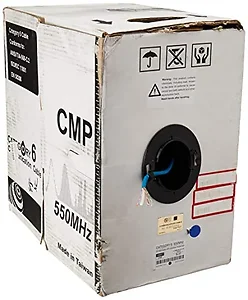 9482 | Monoprice 1000FT Solid Blue CAT 6 UTP Network Cable