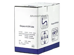 6204 | Monoprice CAT6 UTP CMP Cable - 1000FT Gray Ethernet