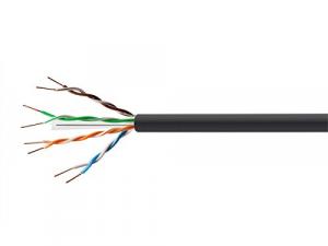 Monoprice 12733 Cat6 Stp Solid Direct Burial Blk 1000ft