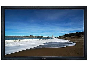 7964 | Monoprice Gray Fabric Fixed Projection Screen 133