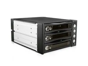 Istar BPU-230SATA-BPL Usa 2x5.25-3x3.5 Sata Raid Cage