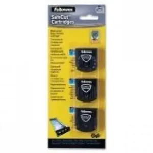 Fellowes 5411304 Assorted Replacement Safecut Blade Cartridges - 3 Pac