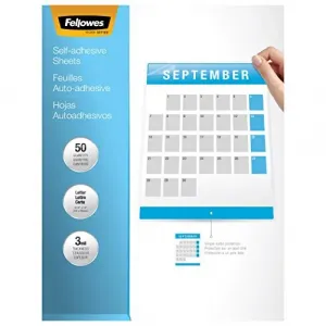 Fellowes 5221501 Laminating Sheets Self Adhesive 9x12 3mi