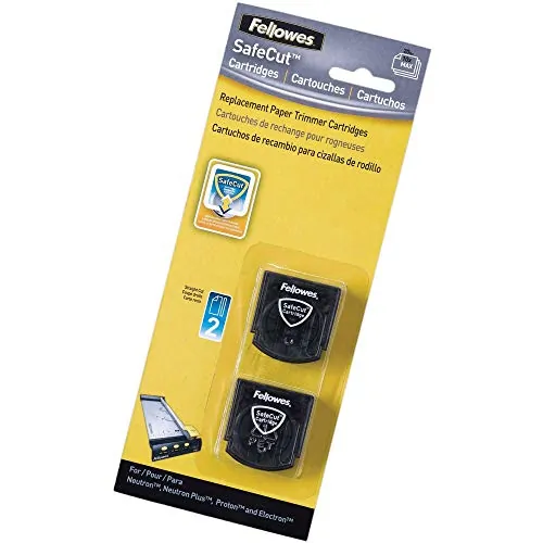 Fellowes 5411404 Replacement Safecut Blade Cartridges - 2pk Straight C