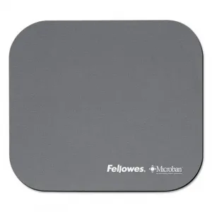 Fellowes 5934001 Microbanreg; Mouse Pad - Graphite - 8 X 9 X 0.13 Dime