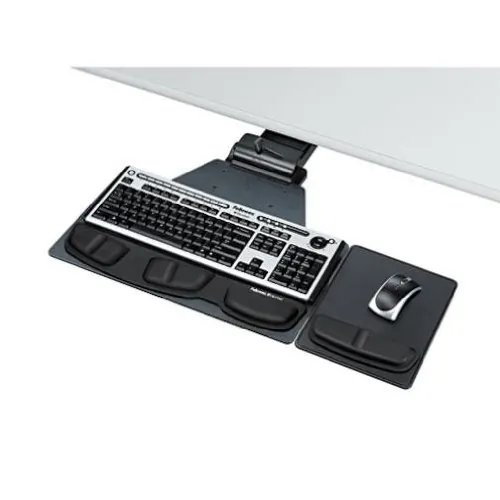 Fellowes 8035901 Professional Series Corner Executive Keyboard Tray - 