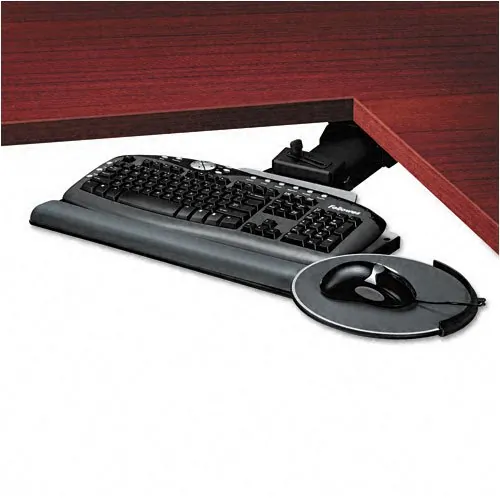 Fellowes 8035901 Professional Series Corner Executive Keyboard Tray - 