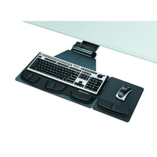 Fellowes 8035901 Professional Series Corner Executive Keyboard Tray - 