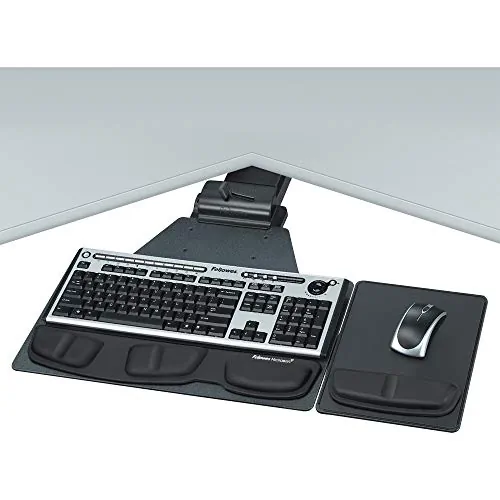 Fellowes 8035901 Professional Series Corner Executive Keyboard Tray - 