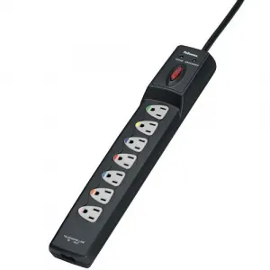 Fellowes 99110 Surge Protector With 7 Outlets. 1,600 Joules, Emirfi No