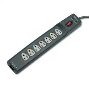 Fellowes 99110 Surge Protector With 7 Outlets. 1,600 Joules, Emirfi No