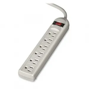 Fellowes 99028 Economical  Power Strip With 6 Outlets. Office Grade Po