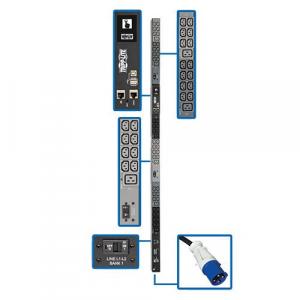 Tripp PDU3EVN6G60B 14.5kw Monitored 3-phase Pdu - 200208240v, 42 C13, 