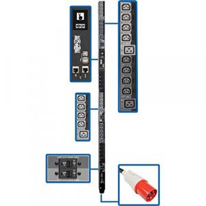 Tripp PDU3XEVSR6G60B 25.2kw 3-phase Switched Pdu, Lx Platform Interfac