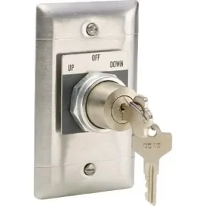 Draper 3 Position Key Operated Switch with Enhanced Security