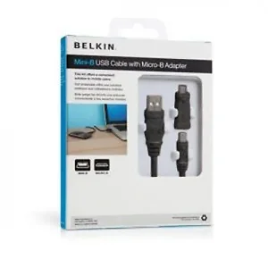 F5Z0292TT | Belkin 2-in-1 USB Adapter Cable Kit for Devices