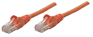 Intellinet 50 FT Orange Cat5e Snagless Patch Cable -