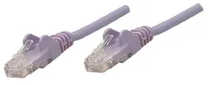 Intellinet 453493 14 Ft Purple Cat5e Snagless Ethernet Network Cable