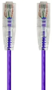 Monoprice 14796 Slimrun  Cat6 Utp Cable-1ft Purple