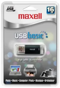 Maxell 503003 16gb Usb Black Basic Usb-116bl