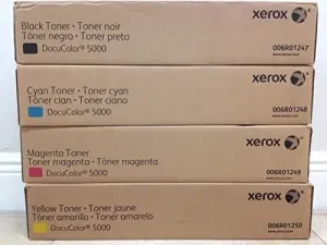 Original Xerox 006R01247 Docucolor 5000 Black Toner Cartridge - 22500 