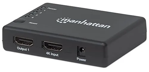 Manhattan 207706 4k Compact 4-port Hdmi Splitter