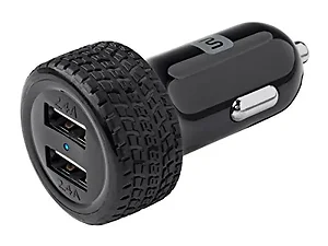 13412 | Monoprice 4.8A Dual USB Car Charger - Fast