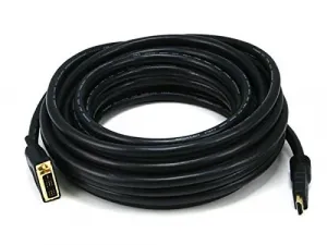 Monoprice 2753 Hdmi To Dvi Adapter Cable - Black 35ft