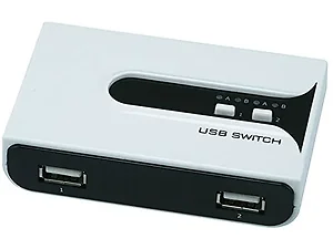 2995 | Monoprice USB 2.0 Cross Over Sharing Switch for 2 PCs