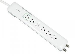 Monoprice 9199 Slim Power Surge Protector - 6 Outlet