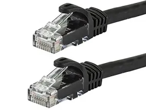 Monoprice 9788 75ft Cat6 Utp Network Cable - High Speed Ethernet, Blac