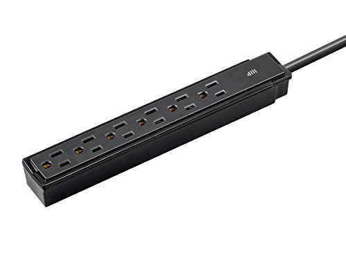 Monoprice 15873 Surge Strip - 2-pack 6 Outlet