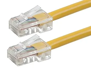 13180 | Monoprice 50FT Yellow CAT5E UTP Ethernet Patch Cable