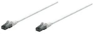 Intellinet 347372 Snagless Boot Cat6 Ethernet Cable - 0.5ft - White