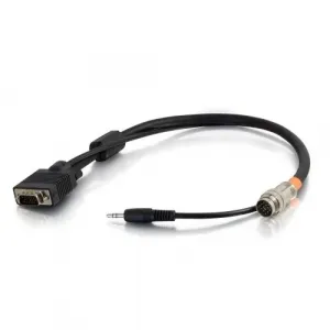 C2g 60050 Rr Hd15+3.5 Audio Flying Lead 6ft