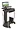 91105 | Mooreco Inc UP-RITE Mobile Standing Workstation