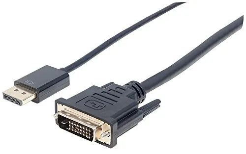 Manhattan 152136 Displayport 1.2a Male To Dvi-d 24+1 Male, 3 M (10 Ft.