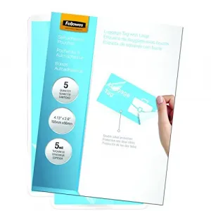 Fellowes 5220301 Pouches Luggage Tag With Loop Self Adhes