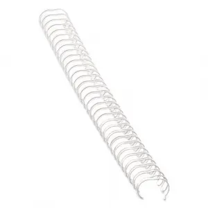 Fellowes 52540 Binding Spines Wire - White 14in 25pk,dds Must Be Order