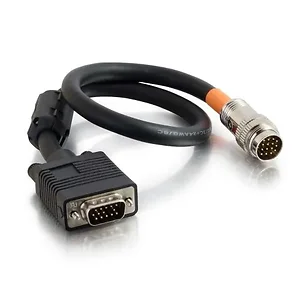 60082 | C2g 3FT RapidRun VGA Flying Lead with HD15 Connector