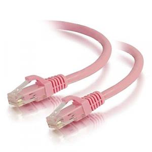 C2g 00509 50ft Pink Cat5e Snagless Utp Network Cable