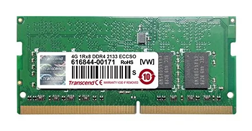 Transcend TS512MSH72V1H 4gb Ddr4 2133 Ecc So-dimm Laptop Memory Module